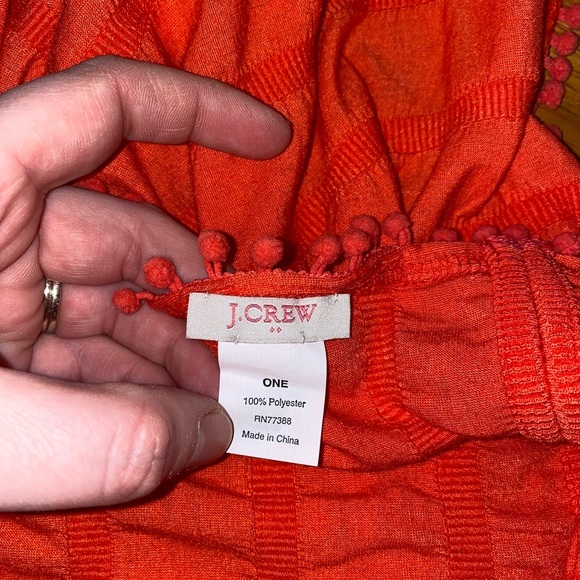 J. Crew Pom Pom Infinity Scarf - Picture 5 of 9